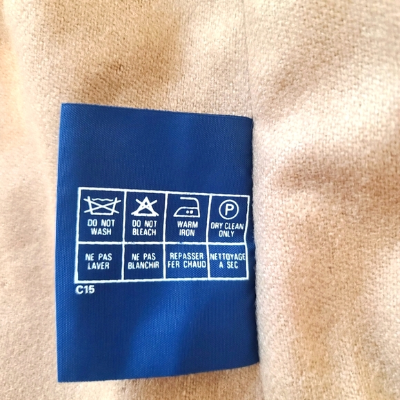 Burberry Women’s Vintage Tan Nova Check Trench Coat–Wool Lined–Size 14 XX-Long - Picture 6 of 16